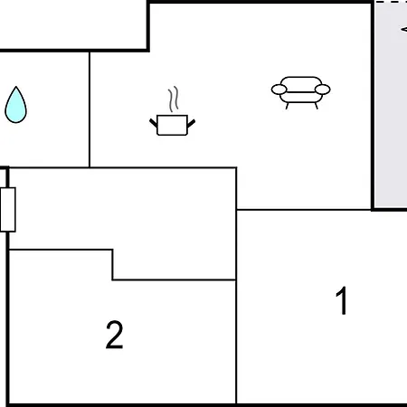 Awesome In With Kitchen Appartement